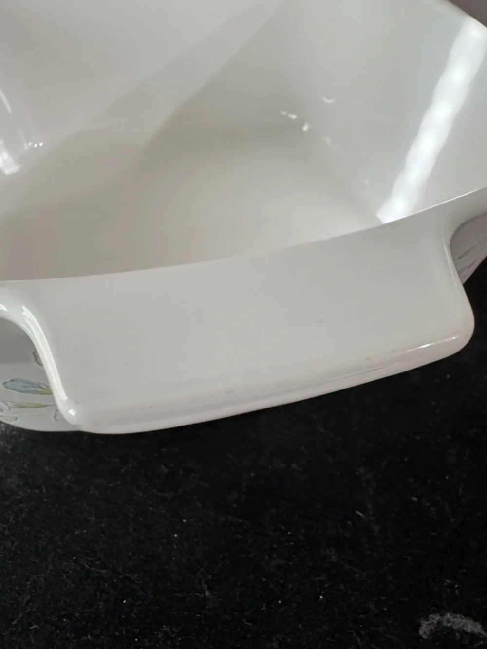 Vintage Corning Ware Corelle Pastel Bouquet 1.5 Liter Casserole w/ PYREX Lid